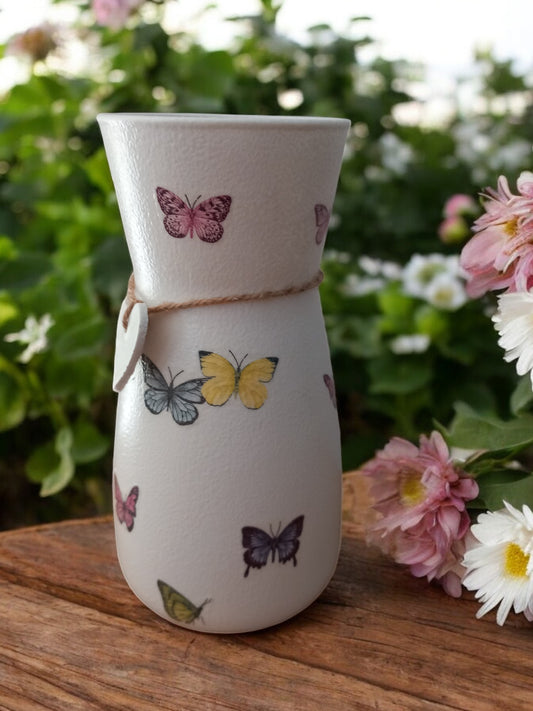 Beautiful Butterfly Vase