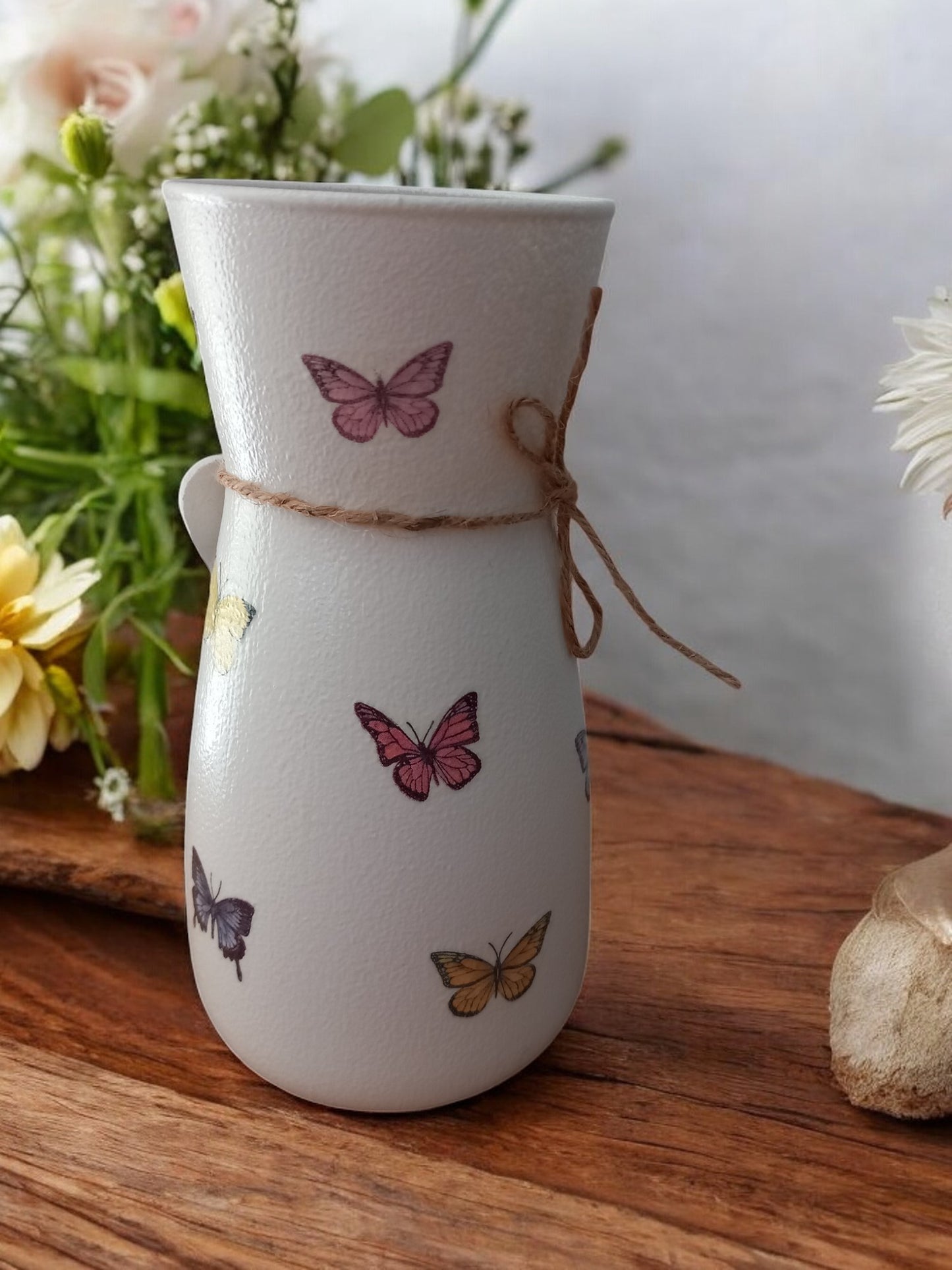 Beautiful Butterfly Vase