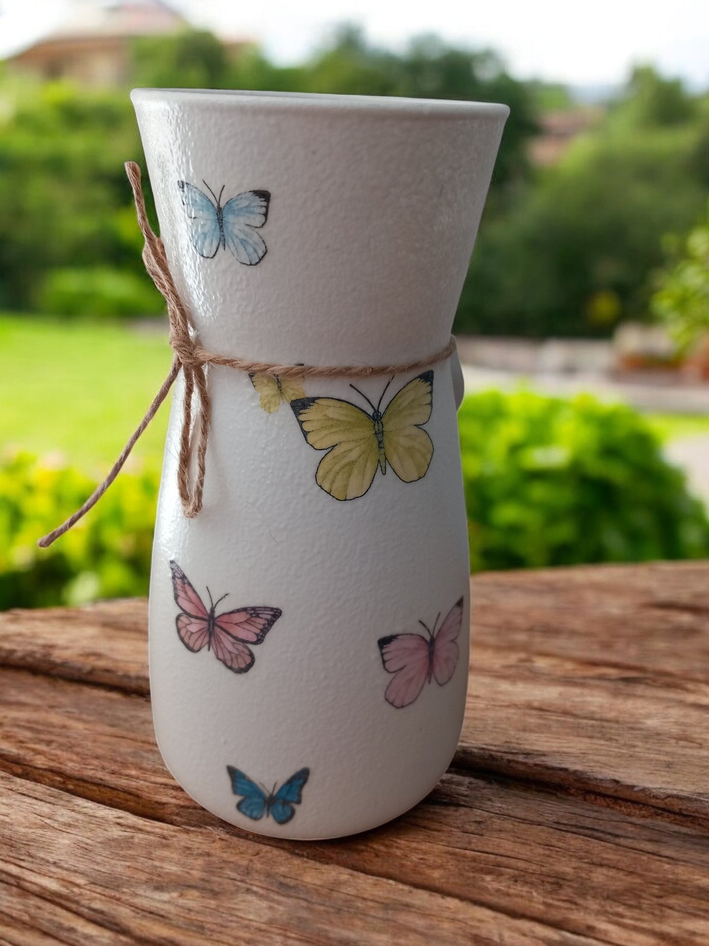 Beautiful Butterfly Vase